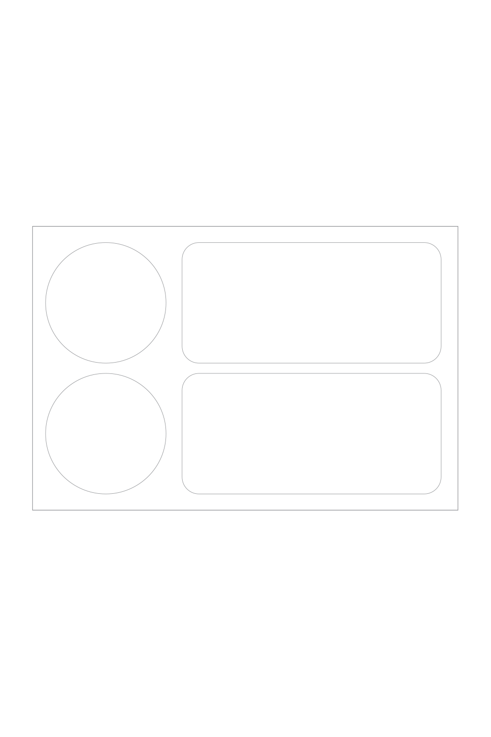 6x8 Matte Sticker Sheet — blank product