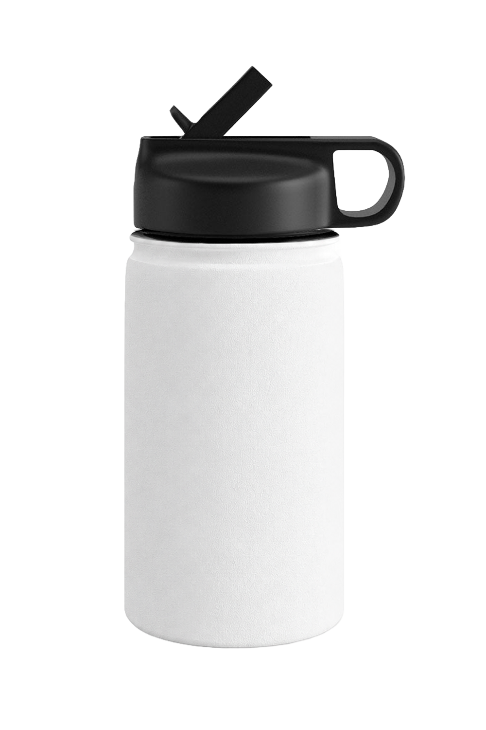 12oz Water Bottle - Straw Lid — blank product