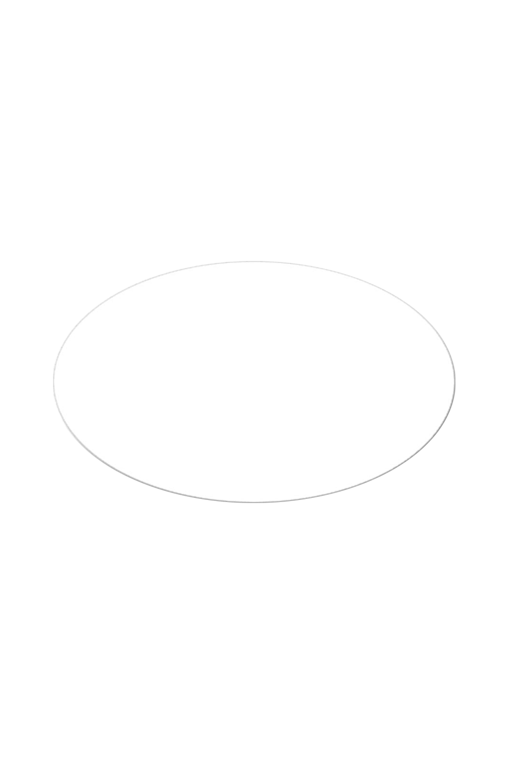 35x21 Oval Wall Decal — blank product