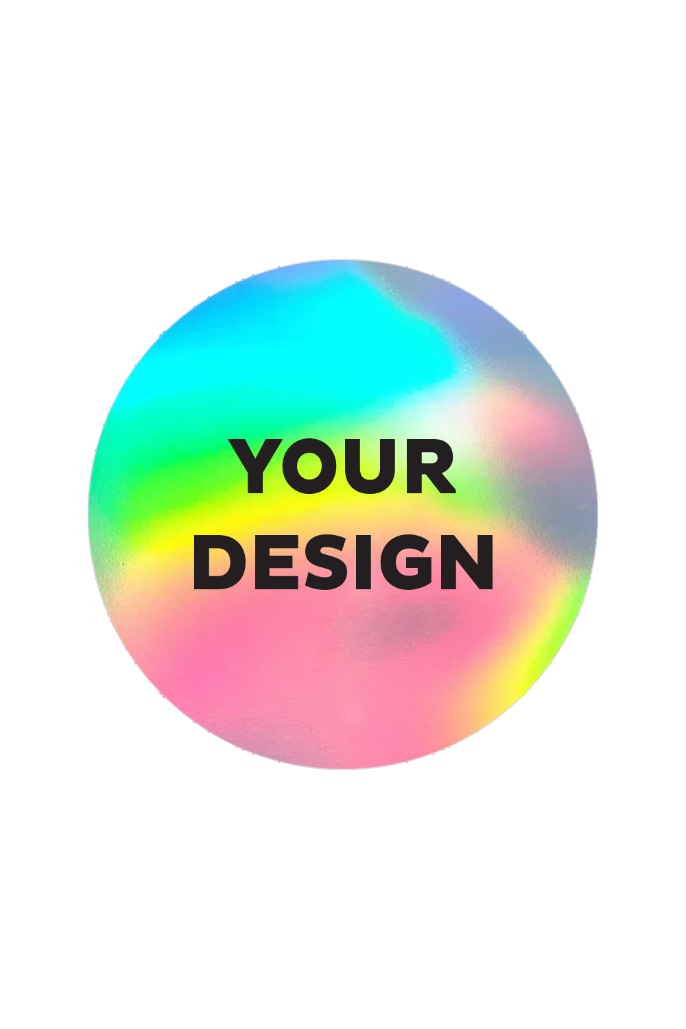 Holographic Sticker Up to 9 sq. in.